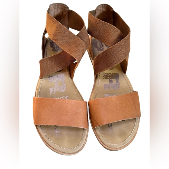Sorrel Ella Leather Flat Sandals Women’s 9 - Picture 4 of 6